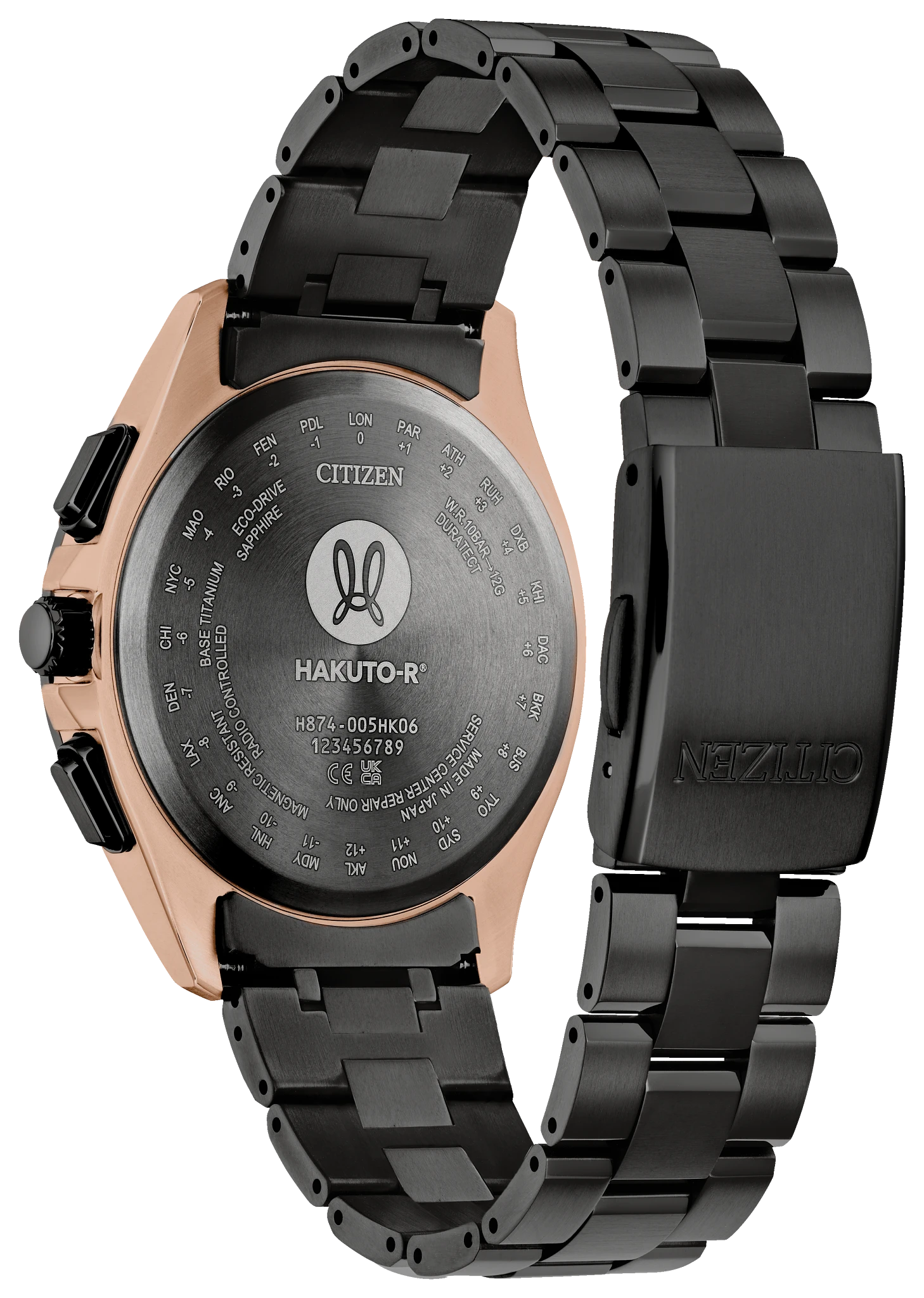 ATTESA HAKUTO-R Yellow Dial Super Titanium with DLC Coating